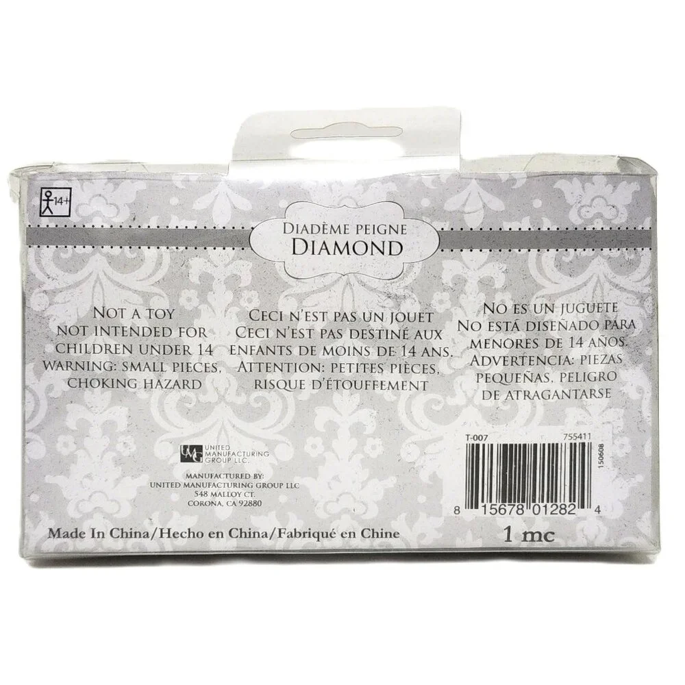 Diamond Tiara Petite Comb 4